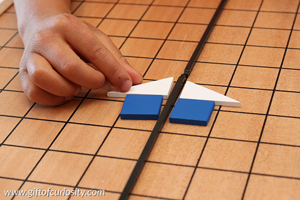 Creating Symmetrical Designs with Geometric Pattern Blocks