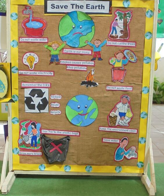 Creating a Chart Board on Ways to Save the Earth