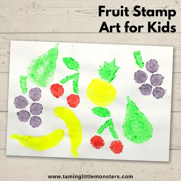 Fruit Stamp Art