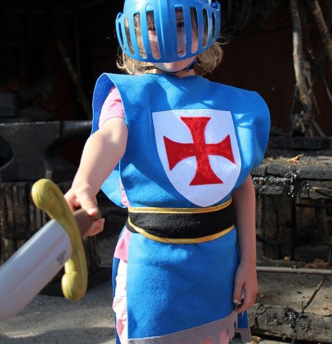 Make a No-Sew Knight Tunic