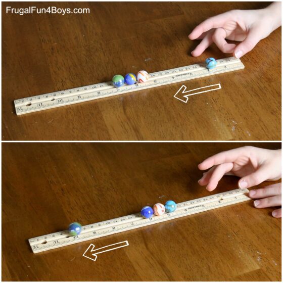 Marble Energy Transfer Experiment